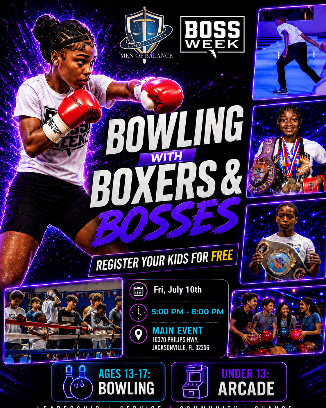 Bowling with Boxers & Bosses